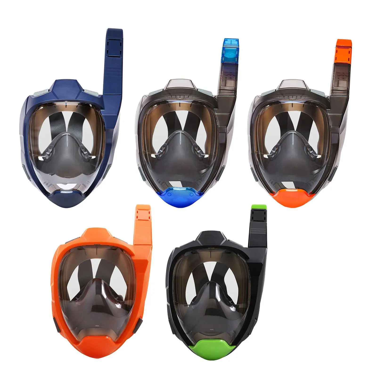 Diving Mask Full Dry Swim Goggles Diving Goggles Equipment Underwater Accessories Anti Fog Silicone Snorkel Mask Swimming Mask