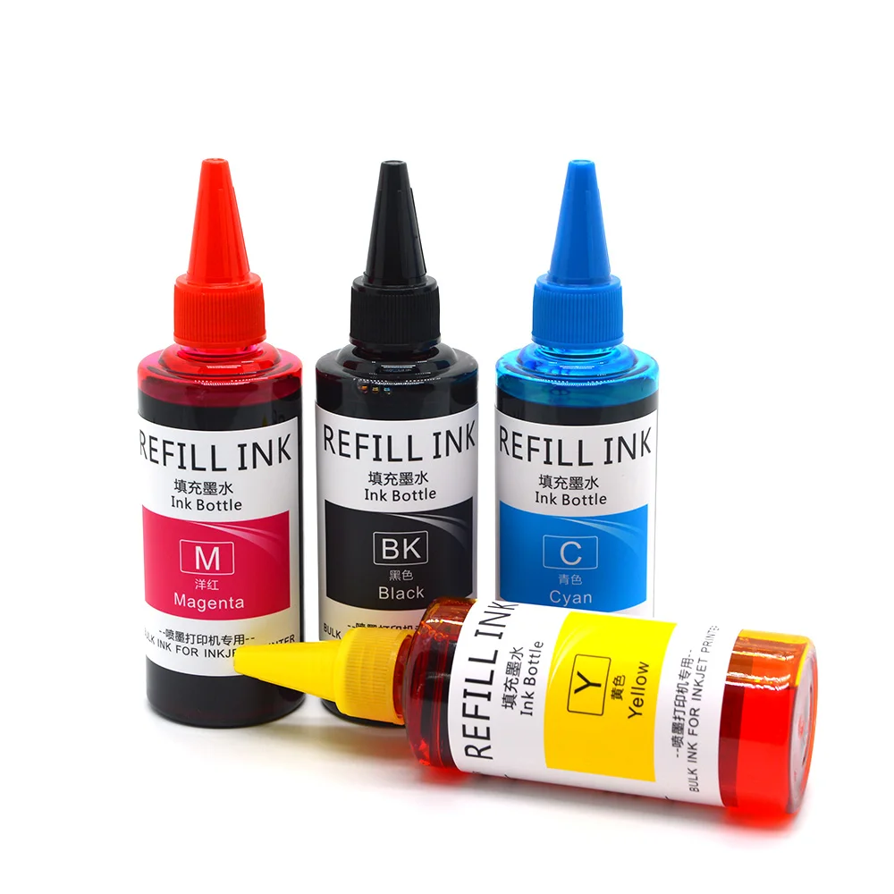 

4Color 100ML Dye Ink for Epson 232XL 604XL for Epson WF-2910 WF-2930 WF-2935 WF-2950 Printer