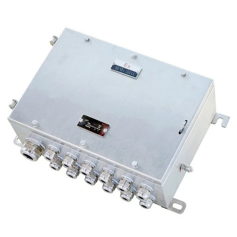 Caja de conexiones de metal a prueba de explosiones de acero inoxidable IP66 de alta calidad con terminales