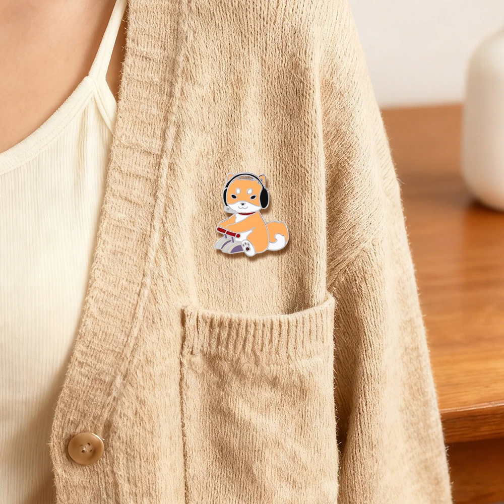 لطيف سايلنت هيل 2 شيبا اينو ميرا المينا دبوس Sh2 العقل المدبر شيبا التلبيب بروش الكلب نهاية المشجعين الحيوانات الأليفة عاشق ألعاب هدية شارة الوصول