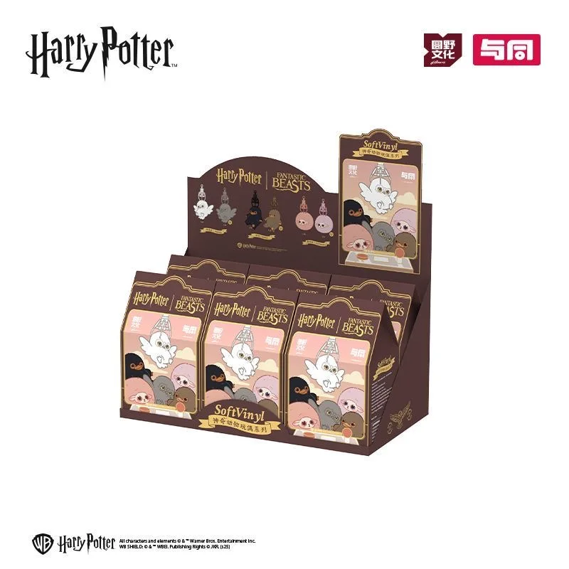 

Harry Potter Fantastic Beasts Series Plush Blind Box Trendy Play 10cm Action Finger Doll Niffler Phoenix Pendant Gift Box