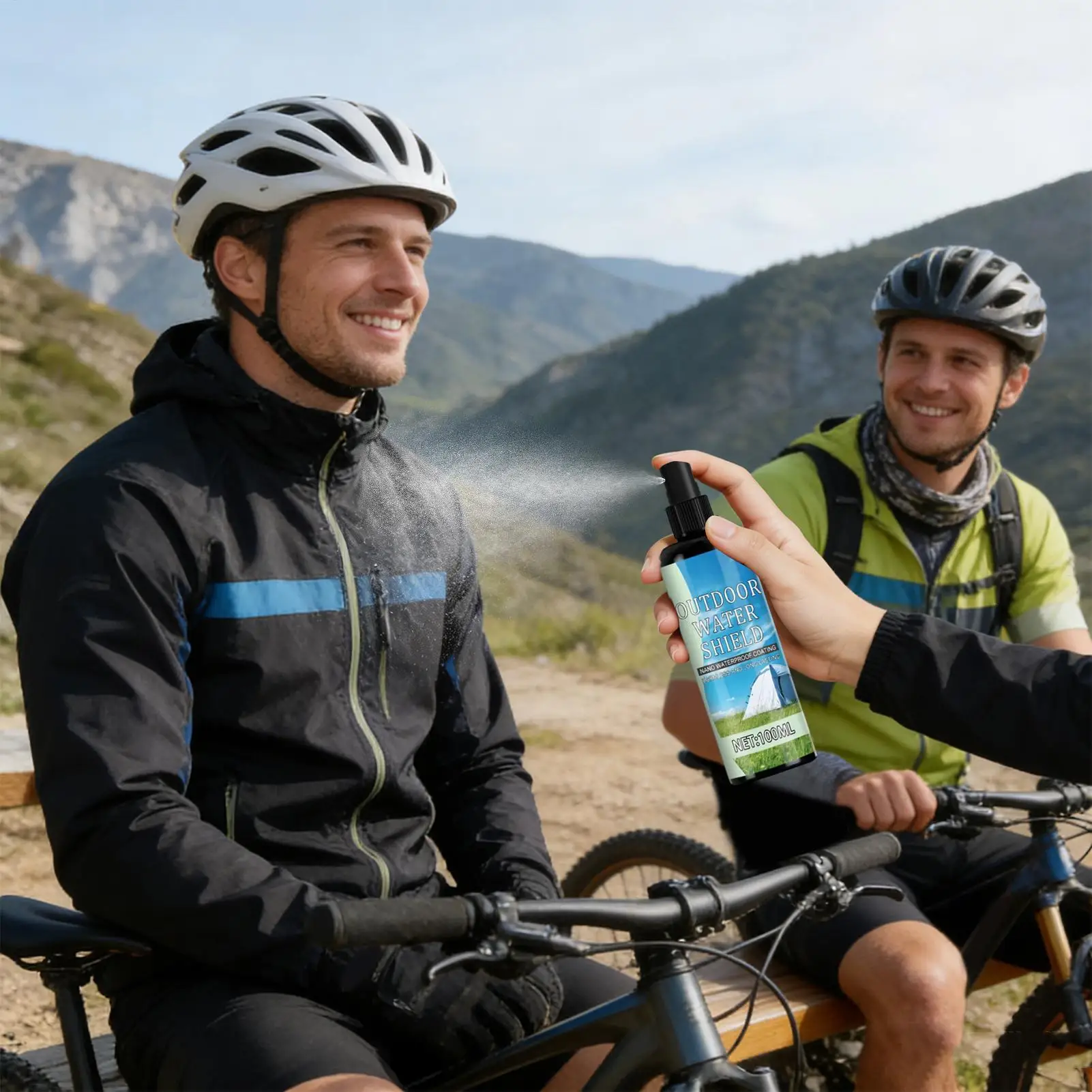 Spray Impermeabilizante para Telas 100ml, Líquido Impermeabilizante de Alta Resistencia, Protección Solar para Muebles de Patio, Tiendas de Campaña y Equipo de Camping