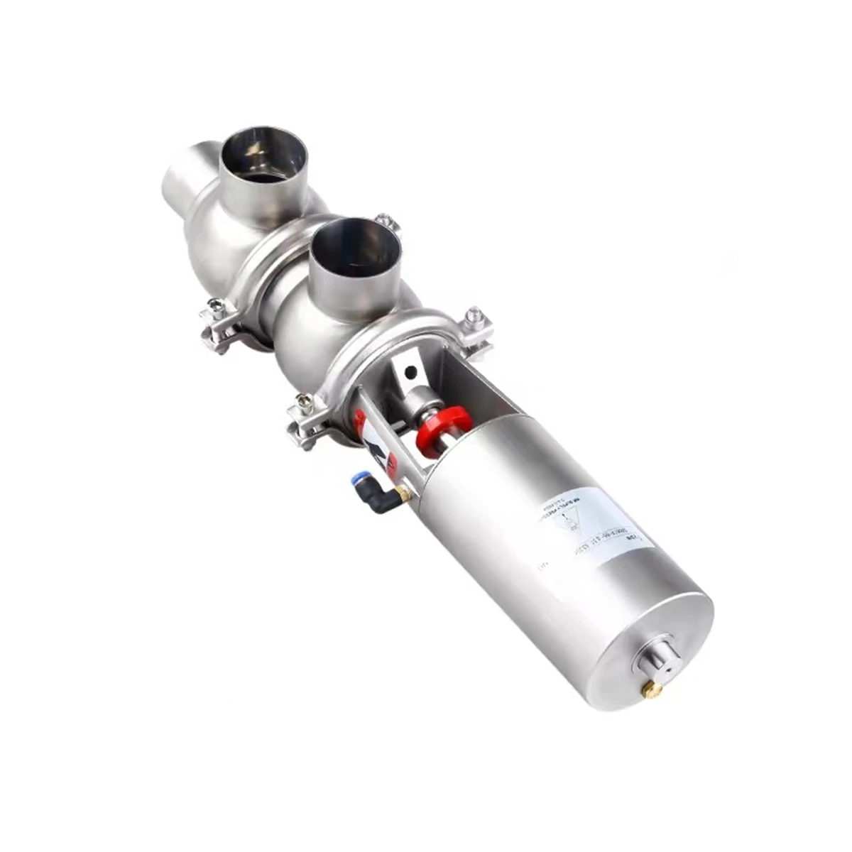 

2-1/2" Welding OD 63MM Pneumatic Sanitary Reversing Valve Actuator Single Acting Stainless Steel 304