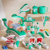 Doctor Toy Set Role Playing Simulation Medical Children Scene Game Dentist Nurse Tools Medical Institution Toy Dentist Playset