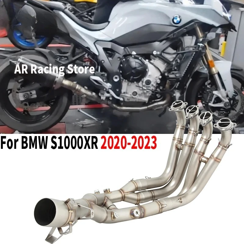 

Slip On For BMW S1000XR 2020-2023 Motorcycle Exhaust Systems Header Front Link Pipe Escape Moto Connection Original Muffler