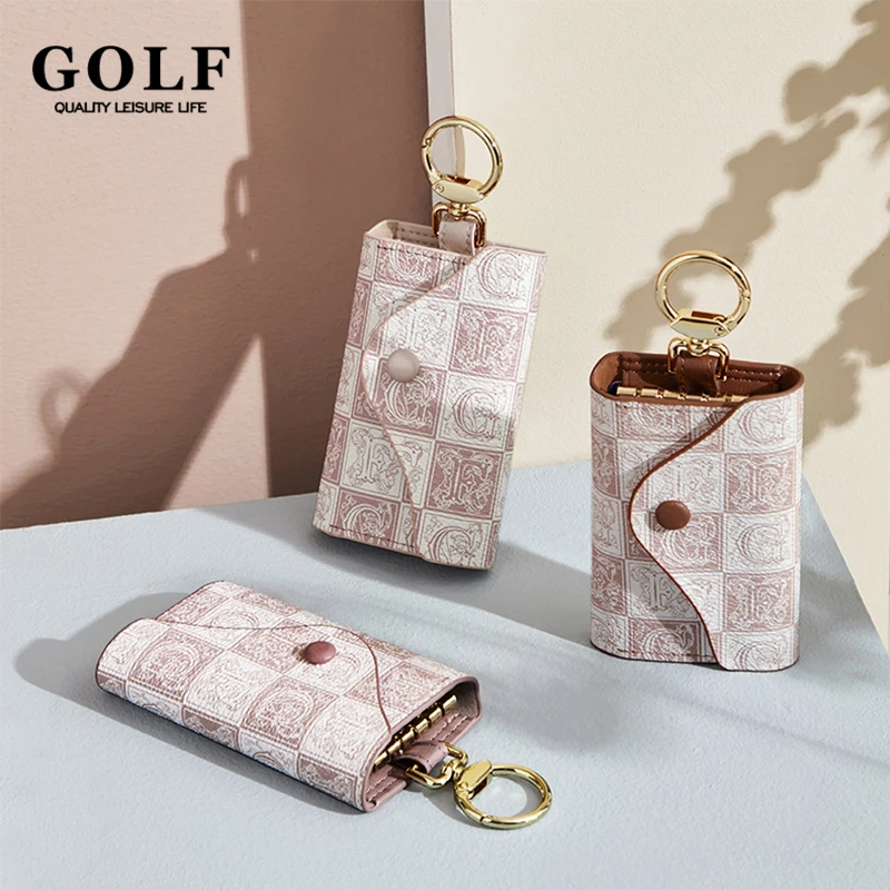 

GOLF Women Car Key Wallet Keychain Bag Key Organizer Portable Pocket Key Holder Multi Functional Covers for House Keys Mini Case