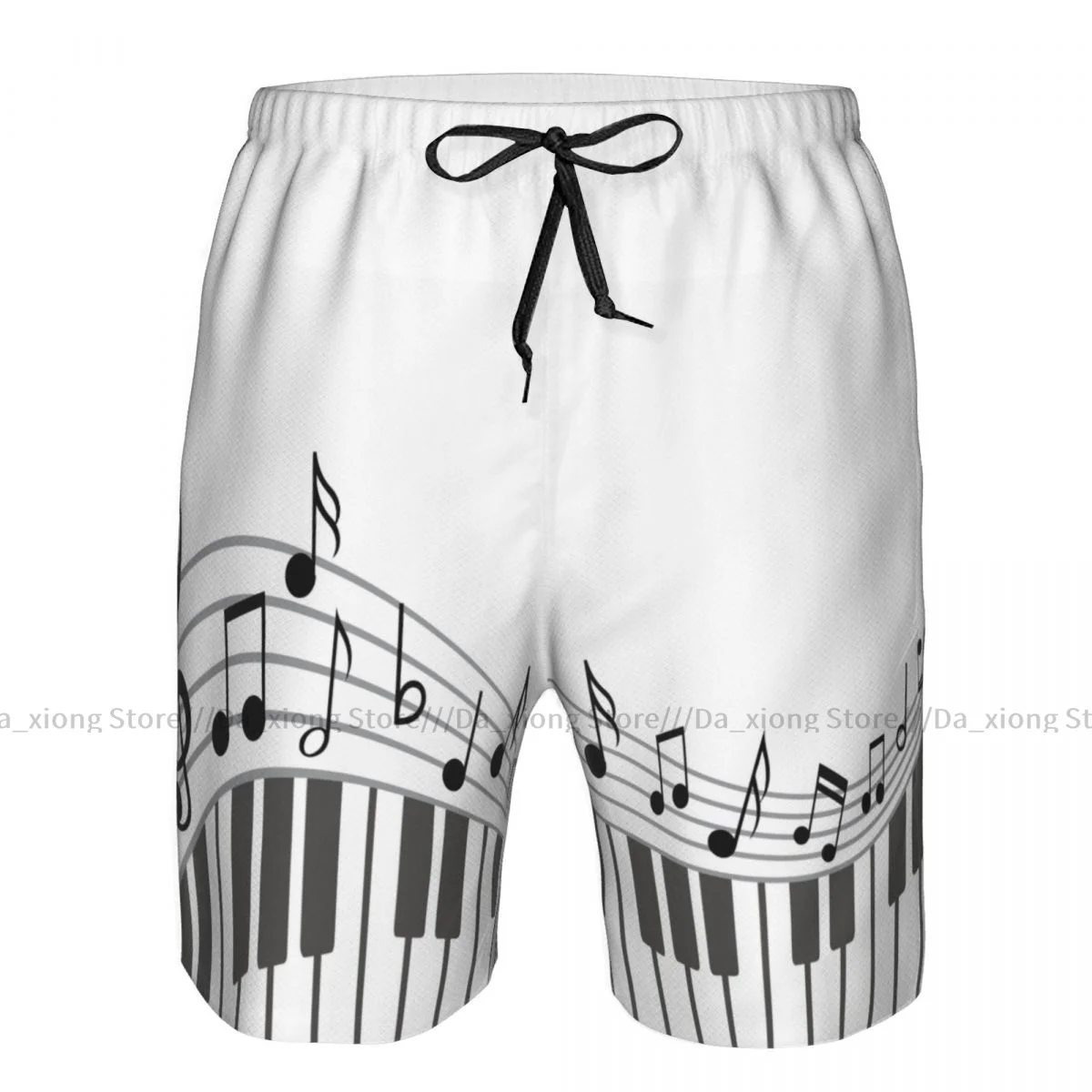 

Mens Swimming Shorts Swimwear Piano Keyboard And Keys Trunks Swimsuit Beach Wear Boardshorts