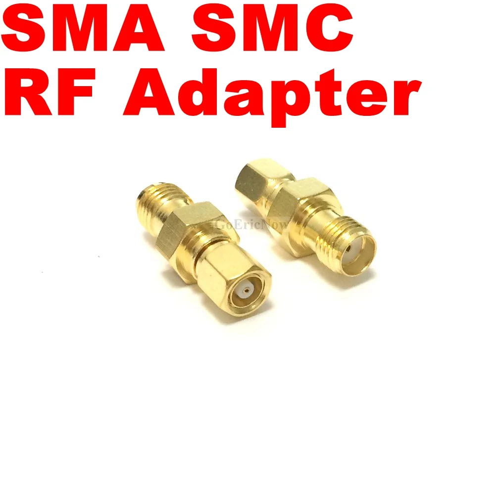 1pcs RF Coaxial 50ohm SMA Female/Male to SMC Male/Female Connector Plug