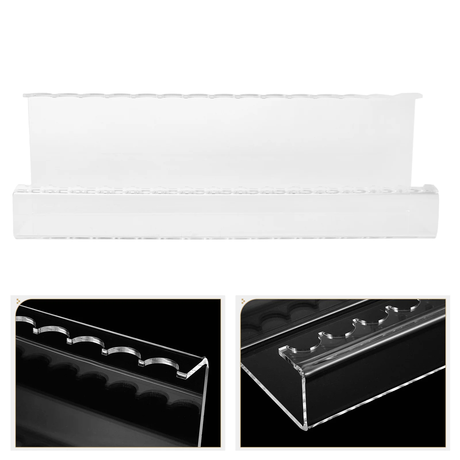 

Acrylic Storage Box Cosmetics Display Rack Transparent Eye Pencil Holder Student