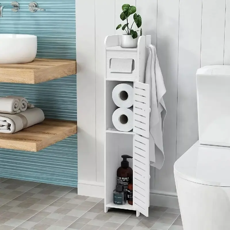 

Toilet Storage Cabinet with Paper Holder
