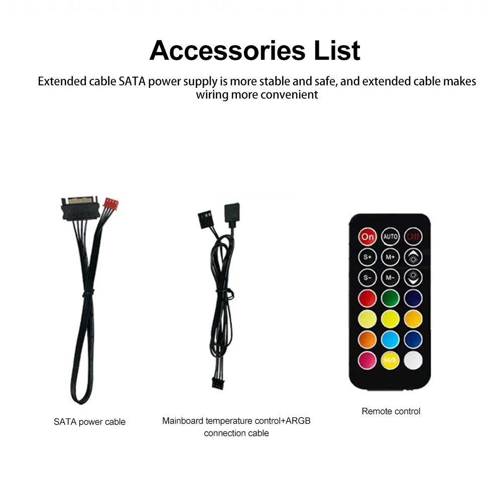 Hub wentylatorów chłodzących 3 w 1 5V 3-pin ARGB, hub PWM 4-pin z mocowaniem magnetycznym, hub PWM 1 do 9 portów do wentylatorów obudowy komputera PC — zdjęcie produktu 5