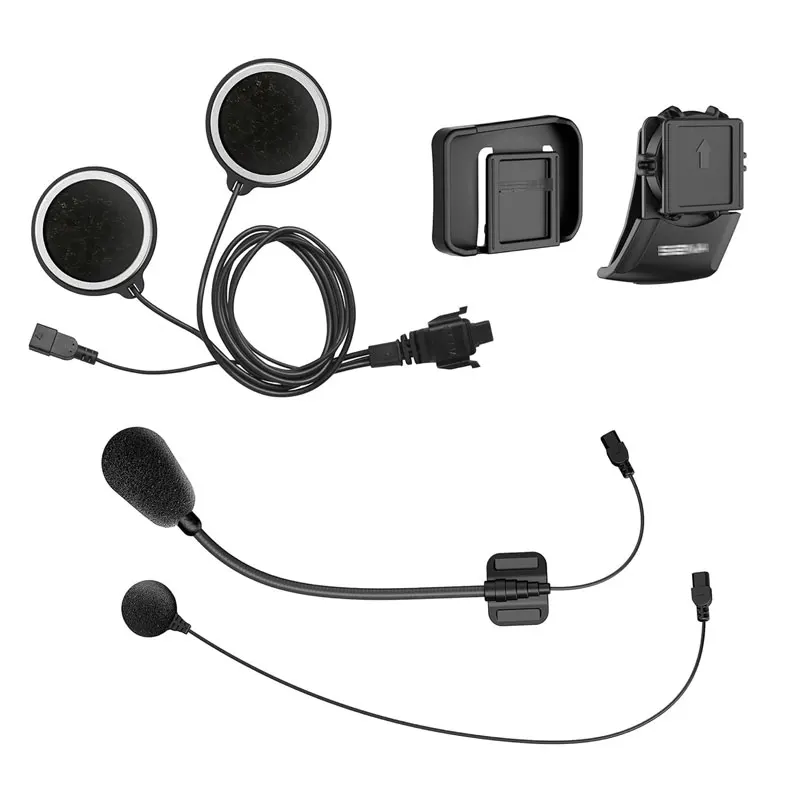 Clamp kit suited for the Sena 10C EVO Motorcycle Camera Bluetooth Communication Device for Sena 10C EVO Helmet Clamp Kit