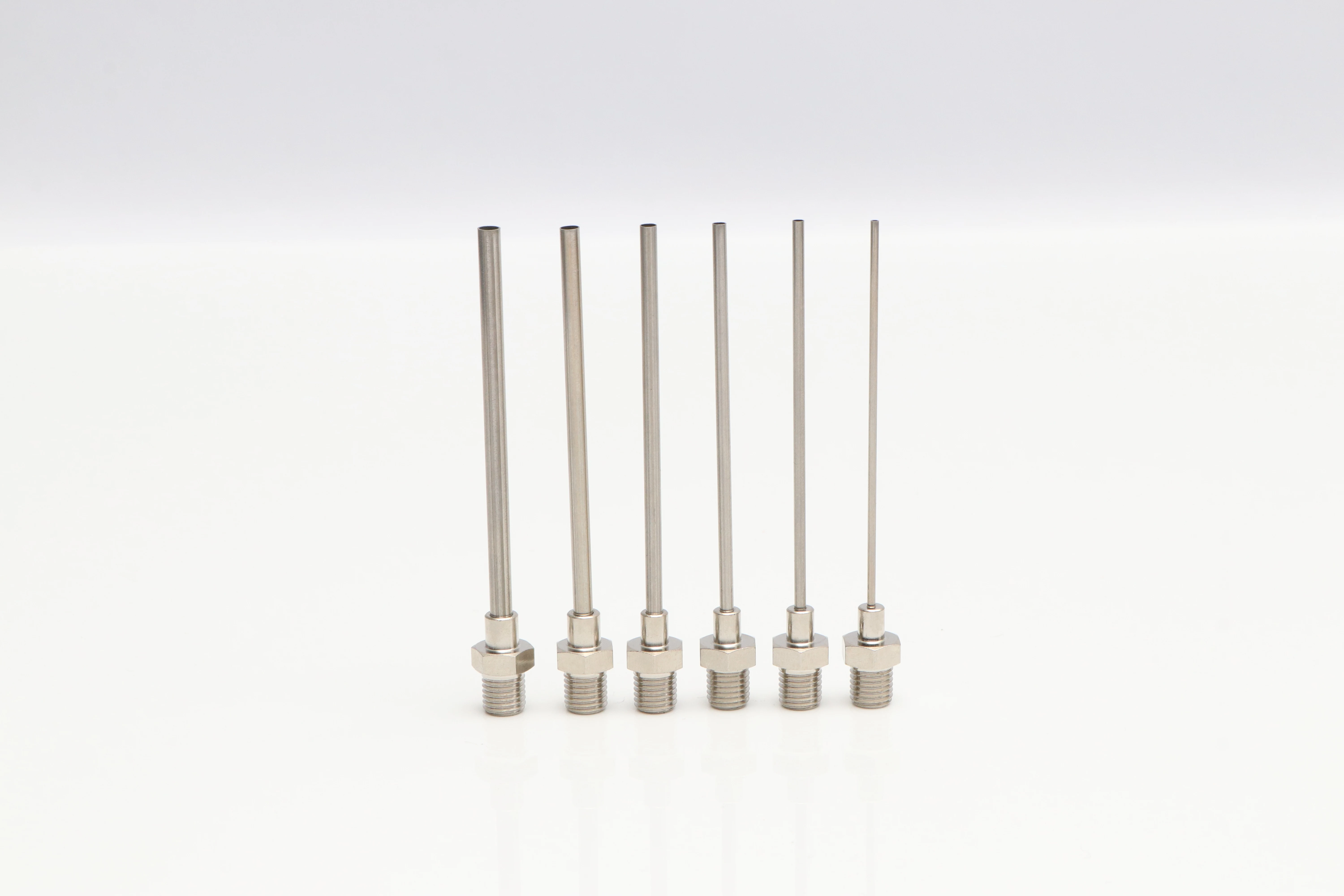 M8 * 1 model  stainless  metal needle distributor, adhesive adapter, pneumatic adhesive accessories, spray needle tube