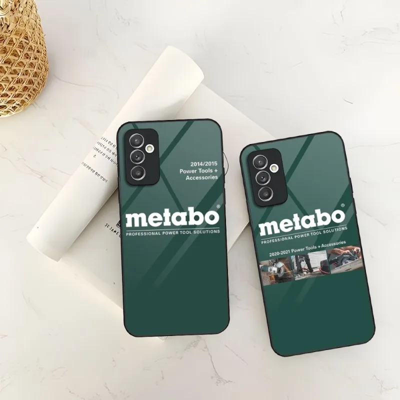 Metabo Luxury Toolbox Phone Case For Samsung A52 A22 A21 A20 A71 A31 A51 A12 A40 A10 A14 A54 A34 5G Glass Design Back Cover