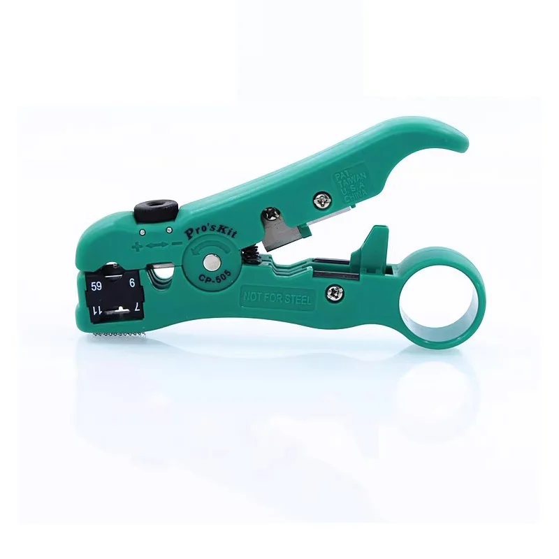 

Pro'sKit-Multifunctional Wire Stripper, Electrician Wire Stripper, Fiber Optic Tool, CP-505