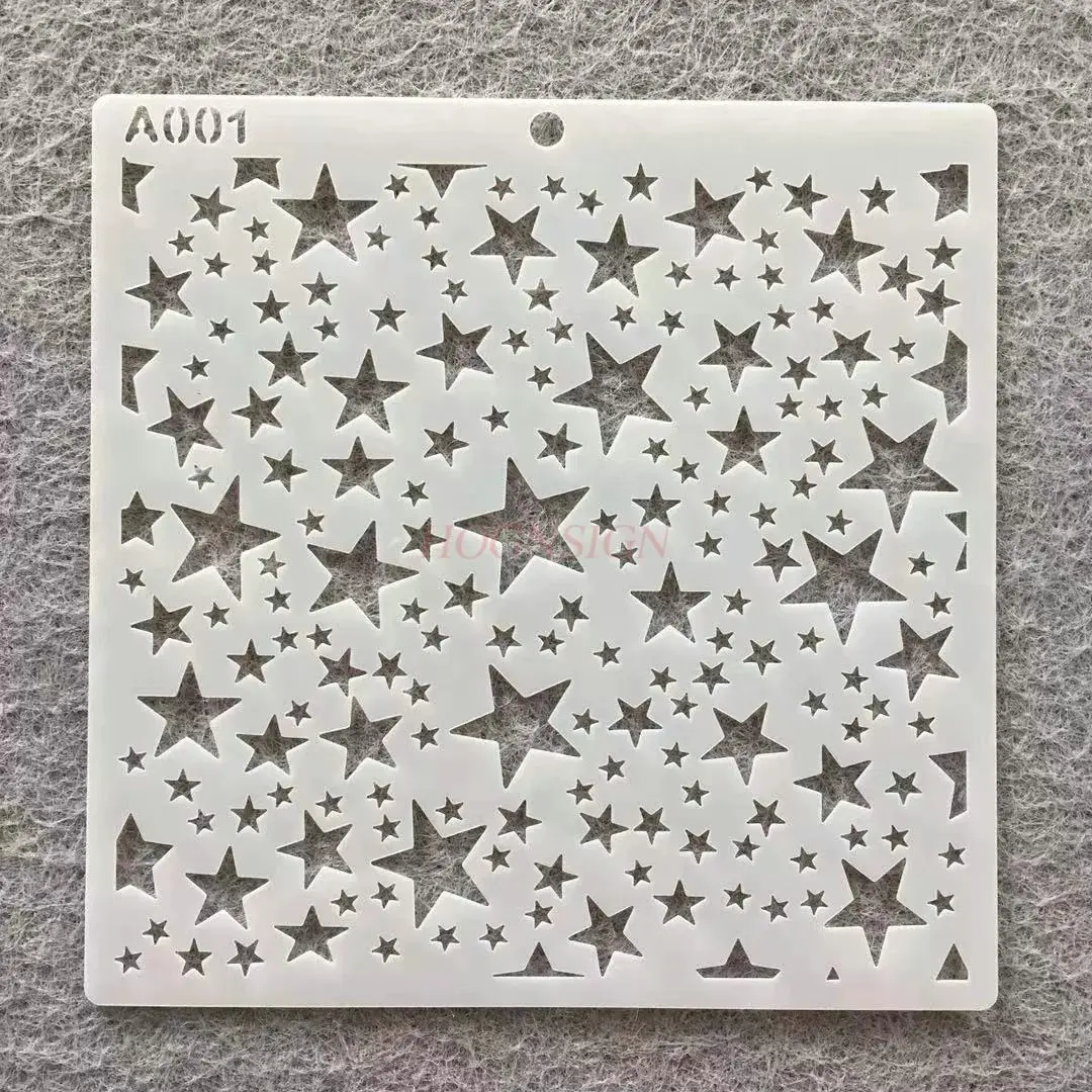 1 قطعة لوحة فنية جدارية نمط رذاذ إبداعي إنتاج قالب مجوف للحساب اليدوي المساعد #1