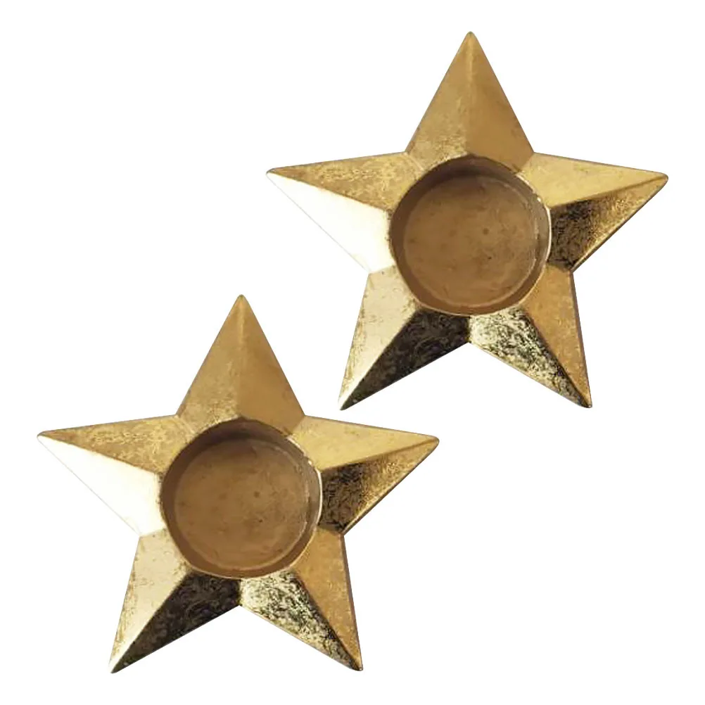 2pcs Resin Holders European Style For Eid Mubarak Ramadan Home Decorations Tray Tealight Stand Muslim Gift Room