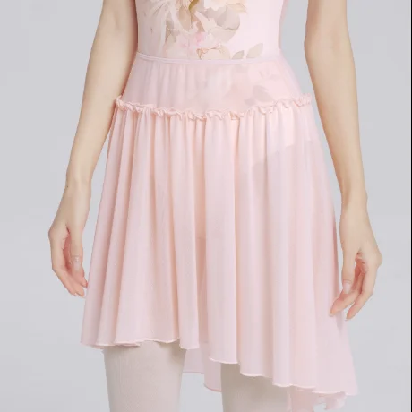 

Женские балетные юбки для девочек, нестандартные юбки средней длины из мягкой сетки, розовая танцевальная юбка с эластичной резинкой на талии, однослойные балетные юбки для взрослых