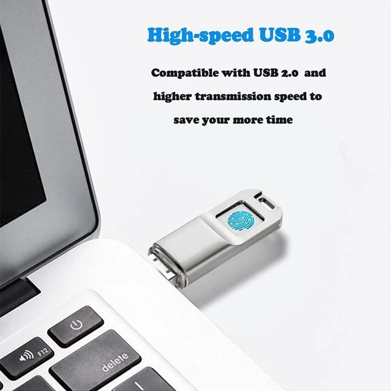 Fingerprint USB3.0 Flash Drive Accurate Identificaiotn Privacy Management Key USB Fingerprint Flash Drive