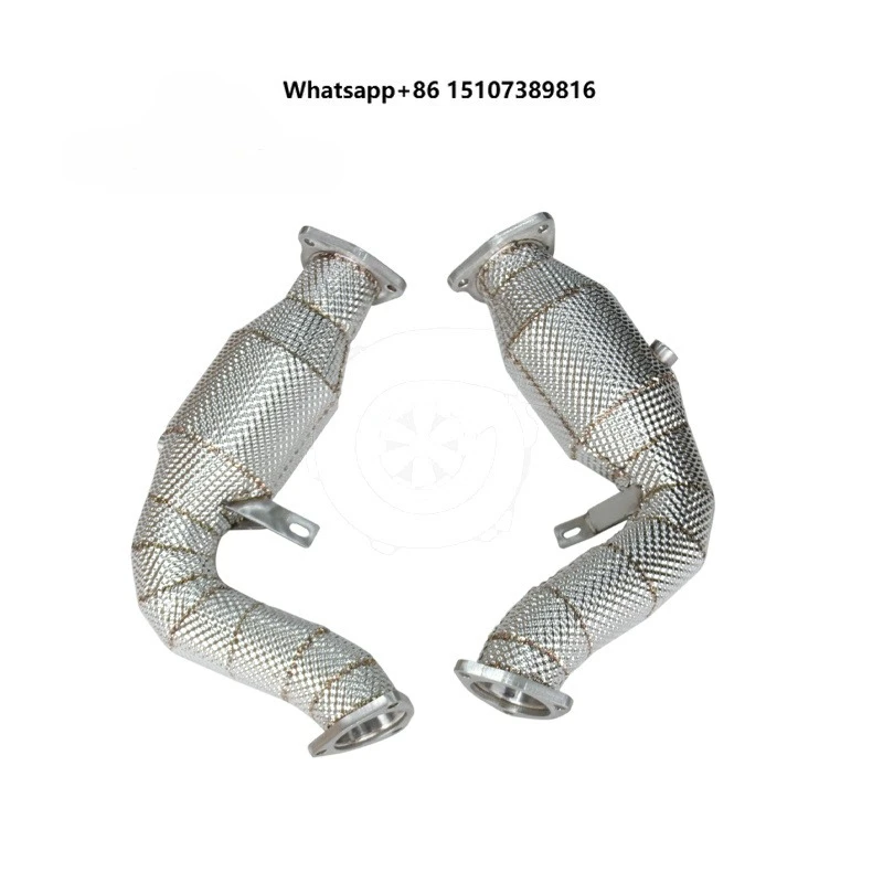 

3.0 TFSl Catted Downpipe for S4 S5 A5 Q5 SQ5 A6 A7 A8 B8 2010-2016 with Heat Shield