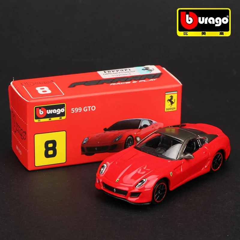 Bburago Ferrari series Multiple styles F50 F12TDF 488GTB LAFERRARI Car Model Collection Kids Xmas Gift Toys for Boys