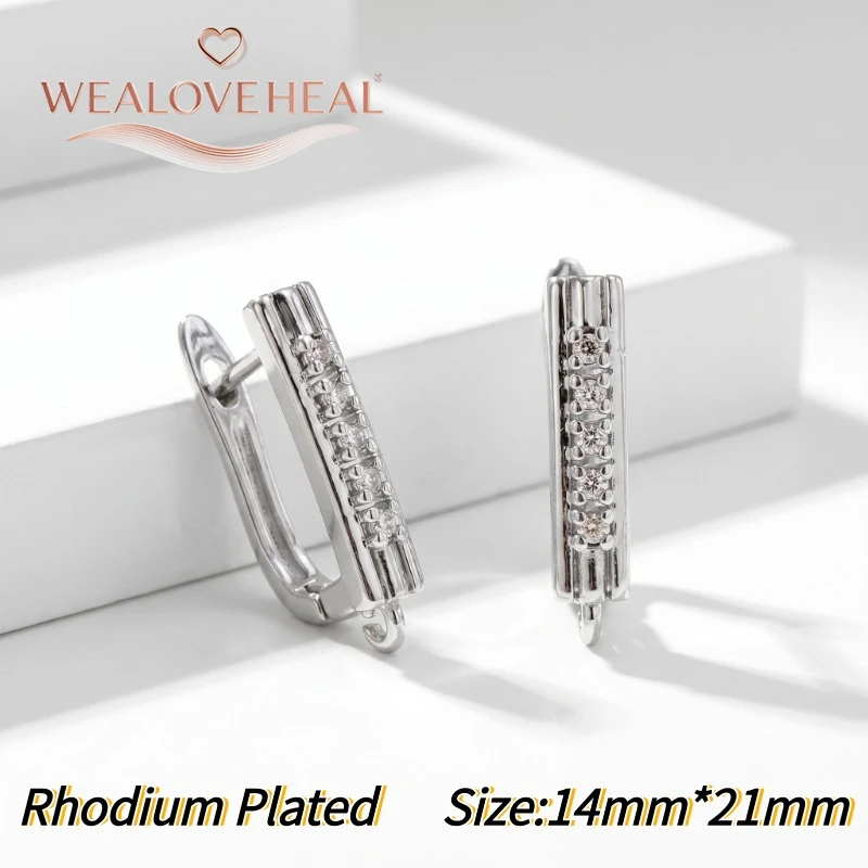 schmuckherstellung zubehör，18K vergoldete Messing-Ohrringverschlüsse mit Schmetterlingsmotiv, glitzernde, mit CZ besetzte Ohrringhaken, DIY-Schmuckherstellungszubehör für Frauen – Detail 29