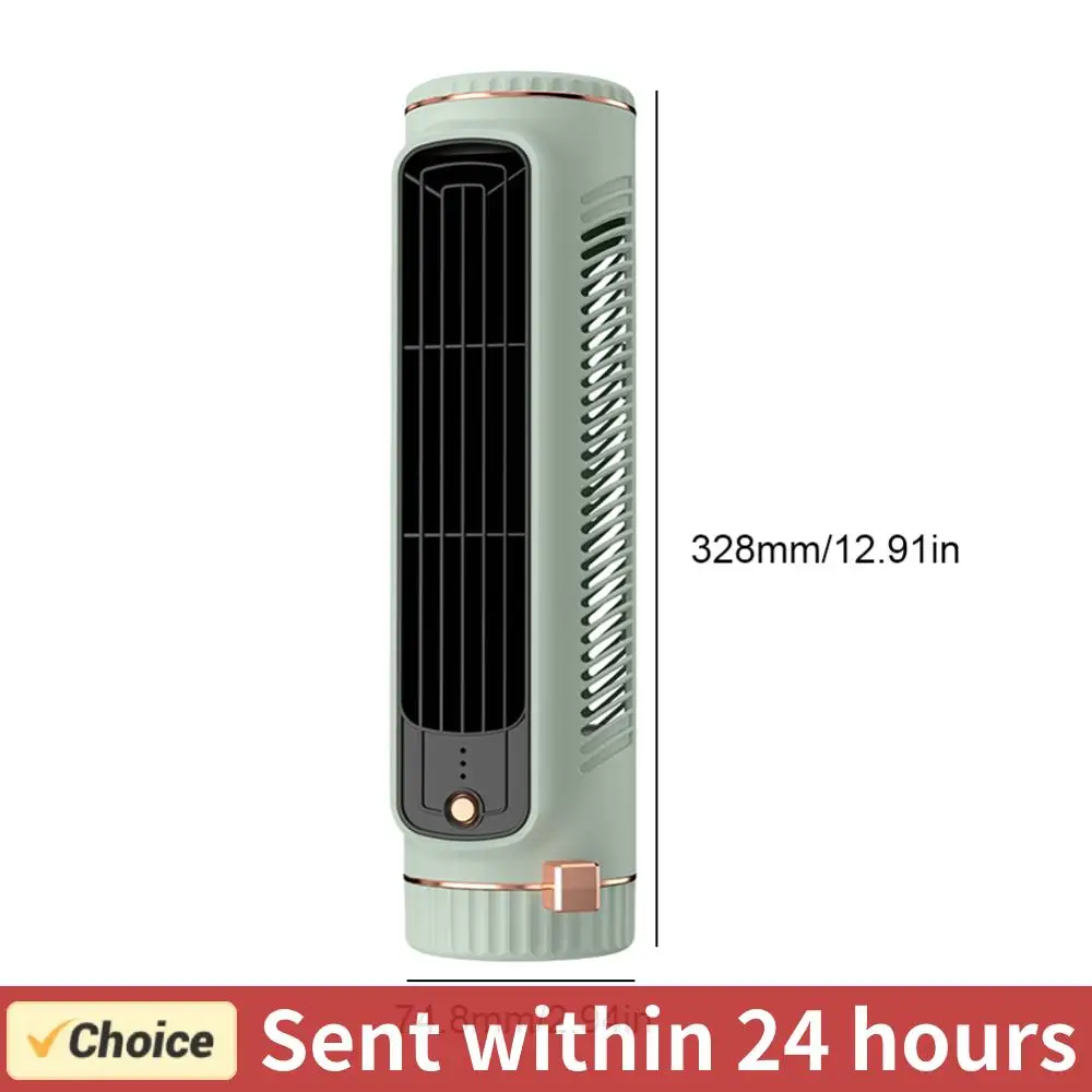 

Tower Fan USB Charging Portable Air Conditioner Desktop Cooling Fan Bladeless Summer Fan for Home Office