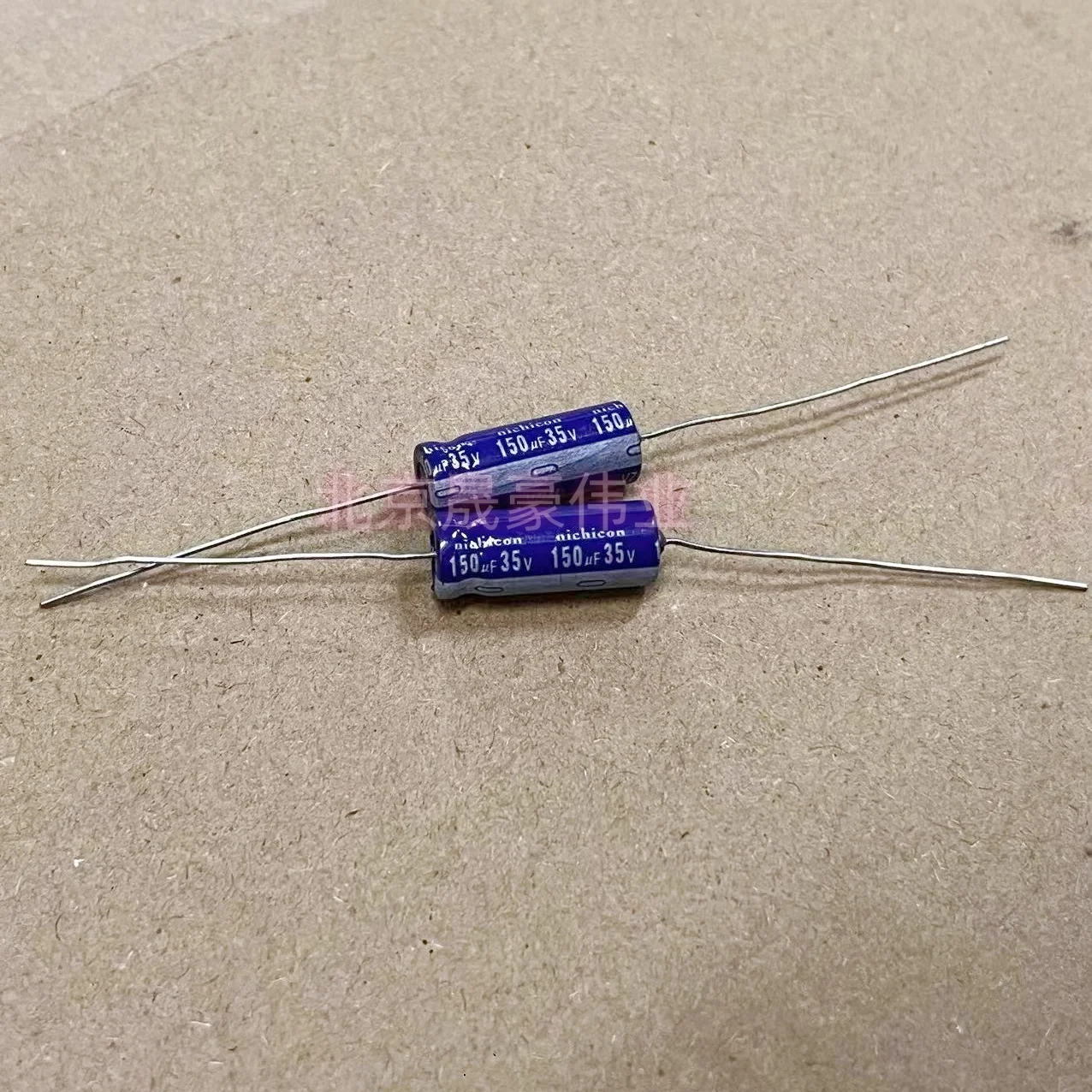 5pcs  35V150UF Nichicon Axial Capacitor 150UF 35V Audio Capacitor