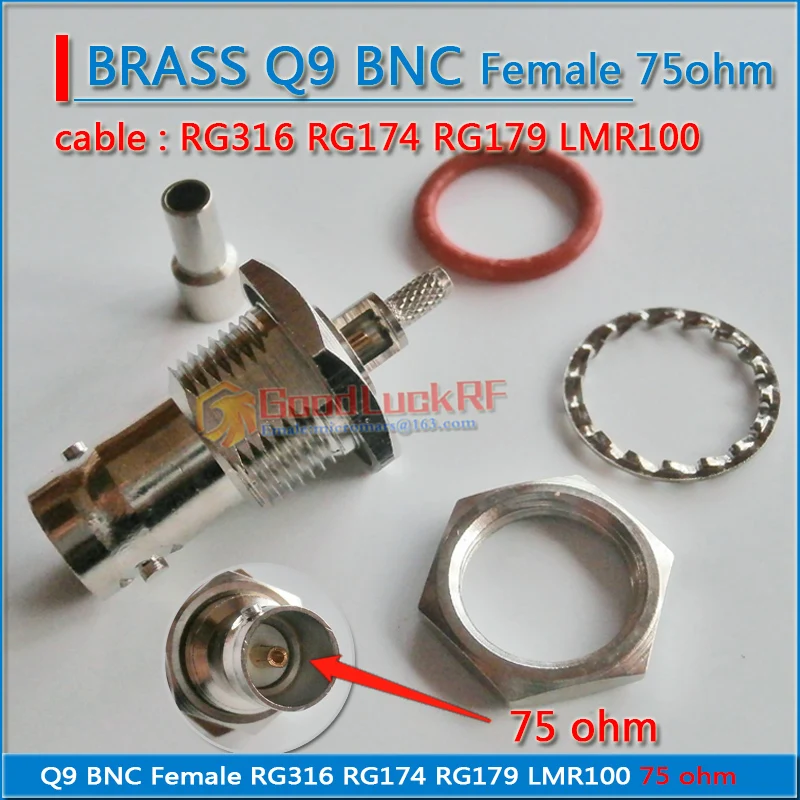 75 Ohm Q9 Bnc Femal…