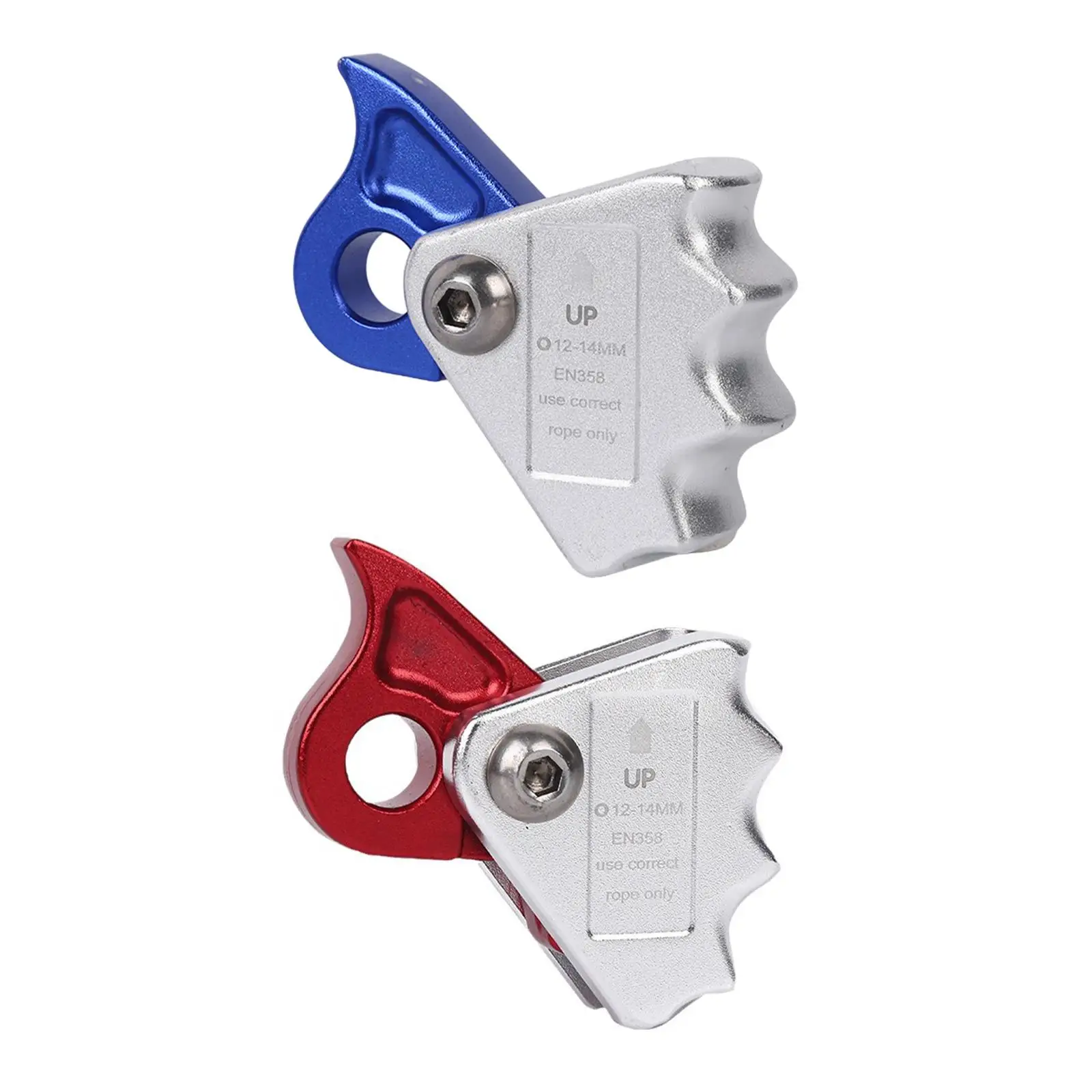 Rope Grab Fall Arrester Adjuster Self Locking Aluminum Climbing Descender