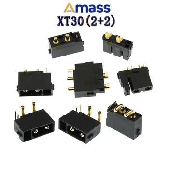 1pcs Amass XT30 XT30PB XT30PW(2+2) T model airplane Plug Battery Connector Set Male Female Gold Plated Banana Plug for RC Parts