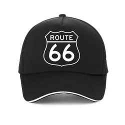 Route 66. Mother Road Czapka z daszkiem Mężczyźni Kobiety Moda Czapka z napisem dla mężczyzn 100% bawełna Regulowane czapki z daszkiem Hip Hop Bone