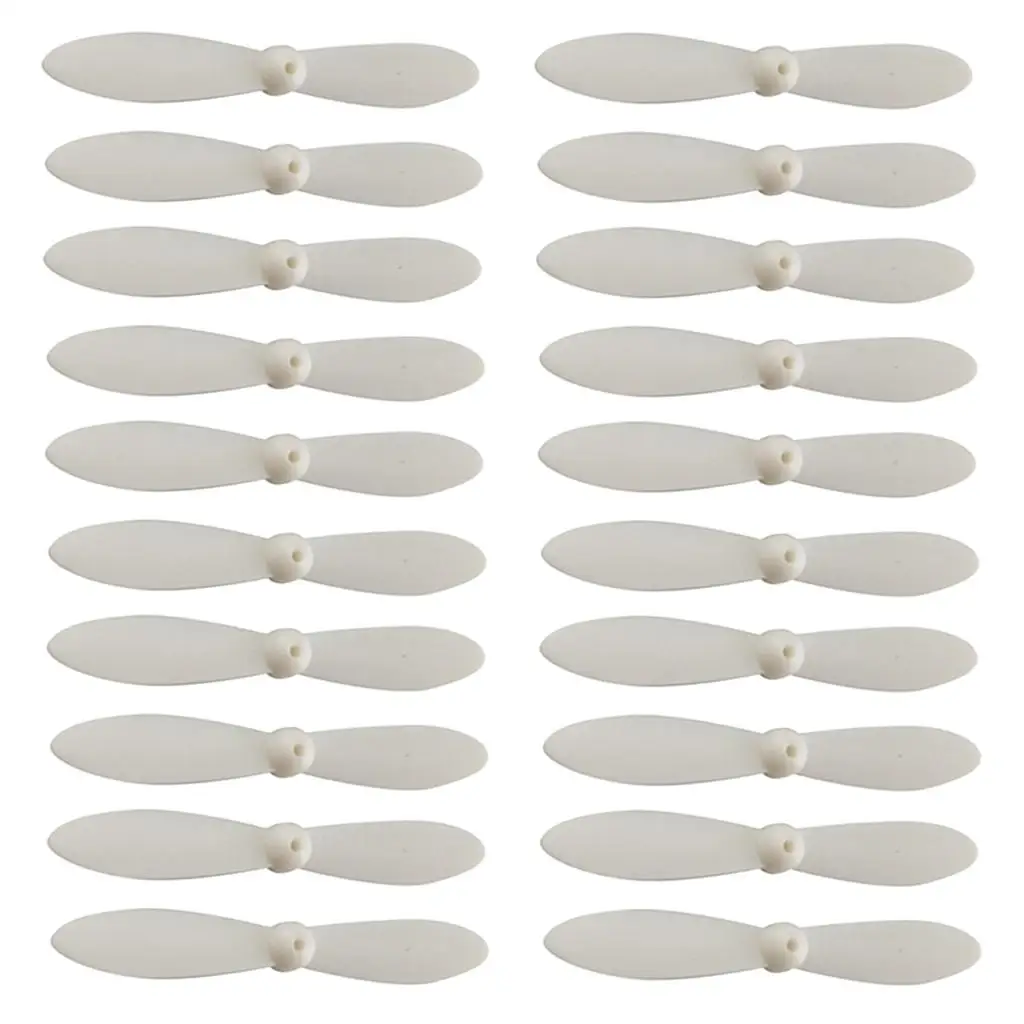 20Pcs Propeller Set Airscrew Replacement for Cheerson CX 10 Mini Drone Quadcopter Helicopter RC Accessories White