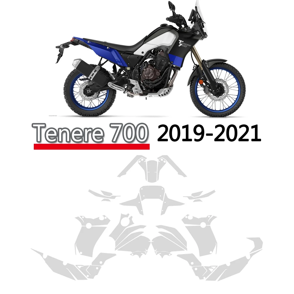 

TENERE 700 Motorcycle TPU Protective Films Accessories For Yamaha Tenere 700 T700 Anti-Scratch Set Body Paint Fairing Protection