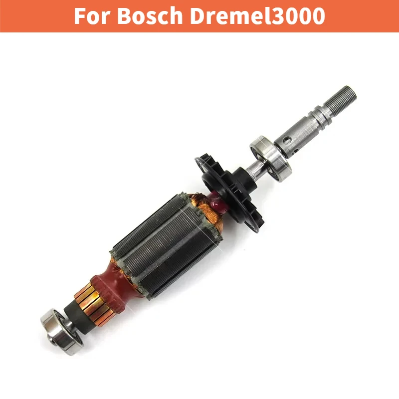 

Запчасти для электроинструментов AC220-240 В, ротор, статор, угольная щетка, переключатель скорости, замена для гравировального станка Bosch Dremel 3000