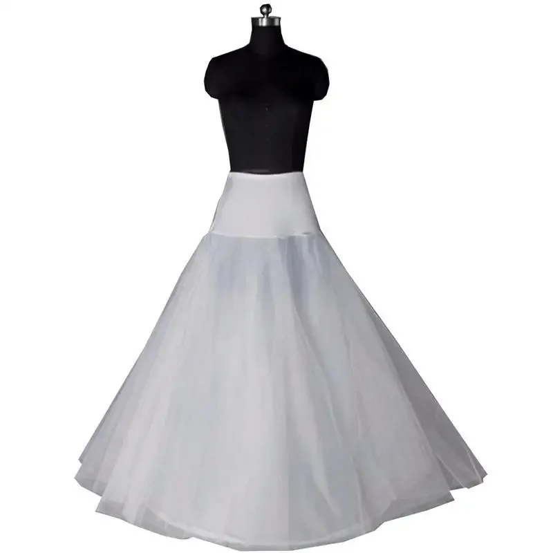 

A line Hot Sale Ball Gown Bone Full Crinoline Petticoats For Wedding Dress Skirt Underskirt