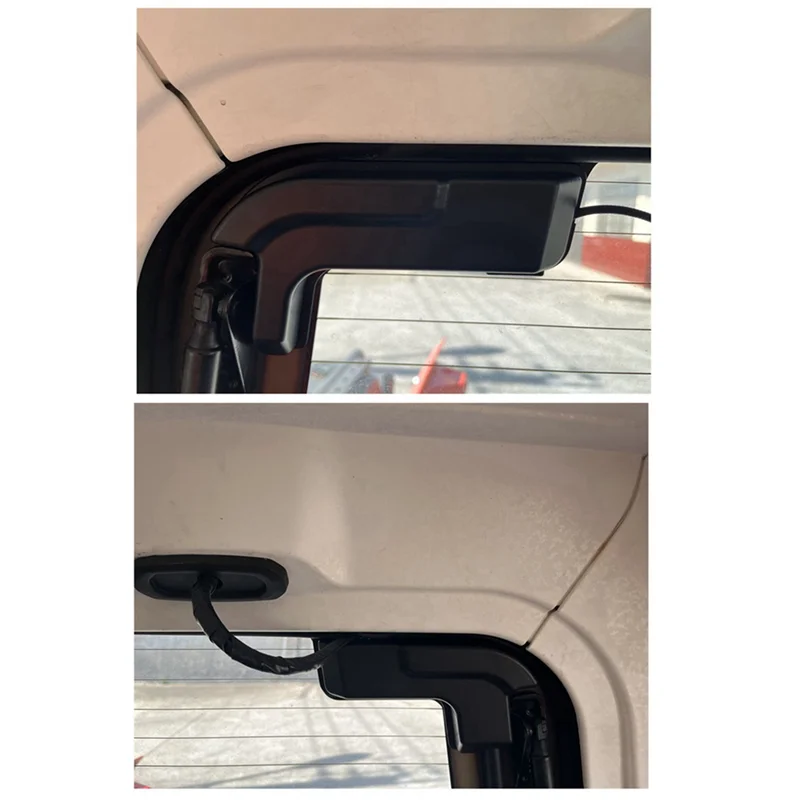 

2X Rear Windshield Harness Protective Cover For Jeep Wrangler JL 2018-2023 Defogger Cable Cover Glass Heating Line Cover