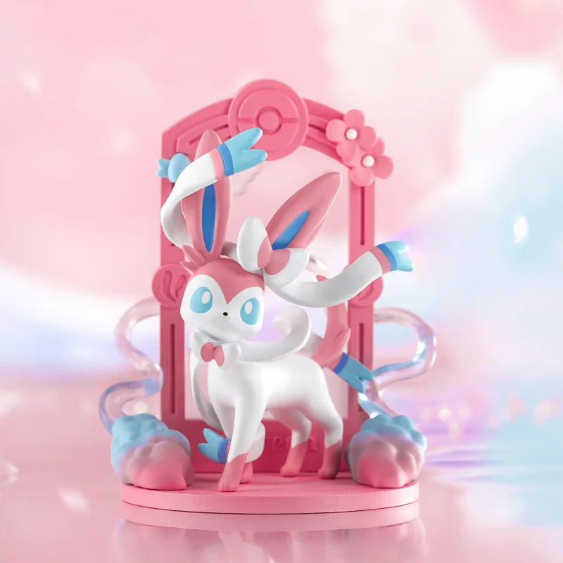 Pokemon collectible figurines PVC Cartoon Eevee Dream kids Blind Box Hand Doll Display Children Gift Collection