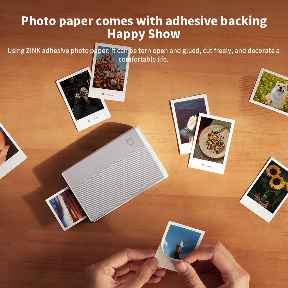 2025 Xiaomi Mijia Pocket Photo Printer 1S AR Photo Printing Multiple Colors Pocket Portable Lightweight Portable Shared Printing