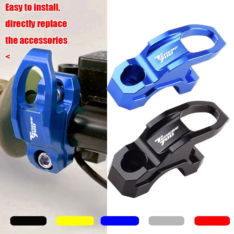 

Fit For Tenere 700 Tenere700 XTZ 700 T700 CNC Motorcycle Accessories 22MM Helmet Hook Bag Hook Holder Hanger Parts