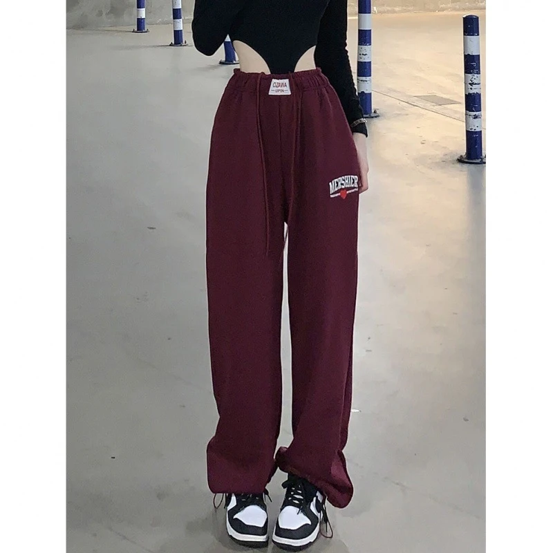 

American StylejazzJazz dance sports pants are trendyinsWomen's sweatpants Autumn Collection2022New model simple Harajuku casual
