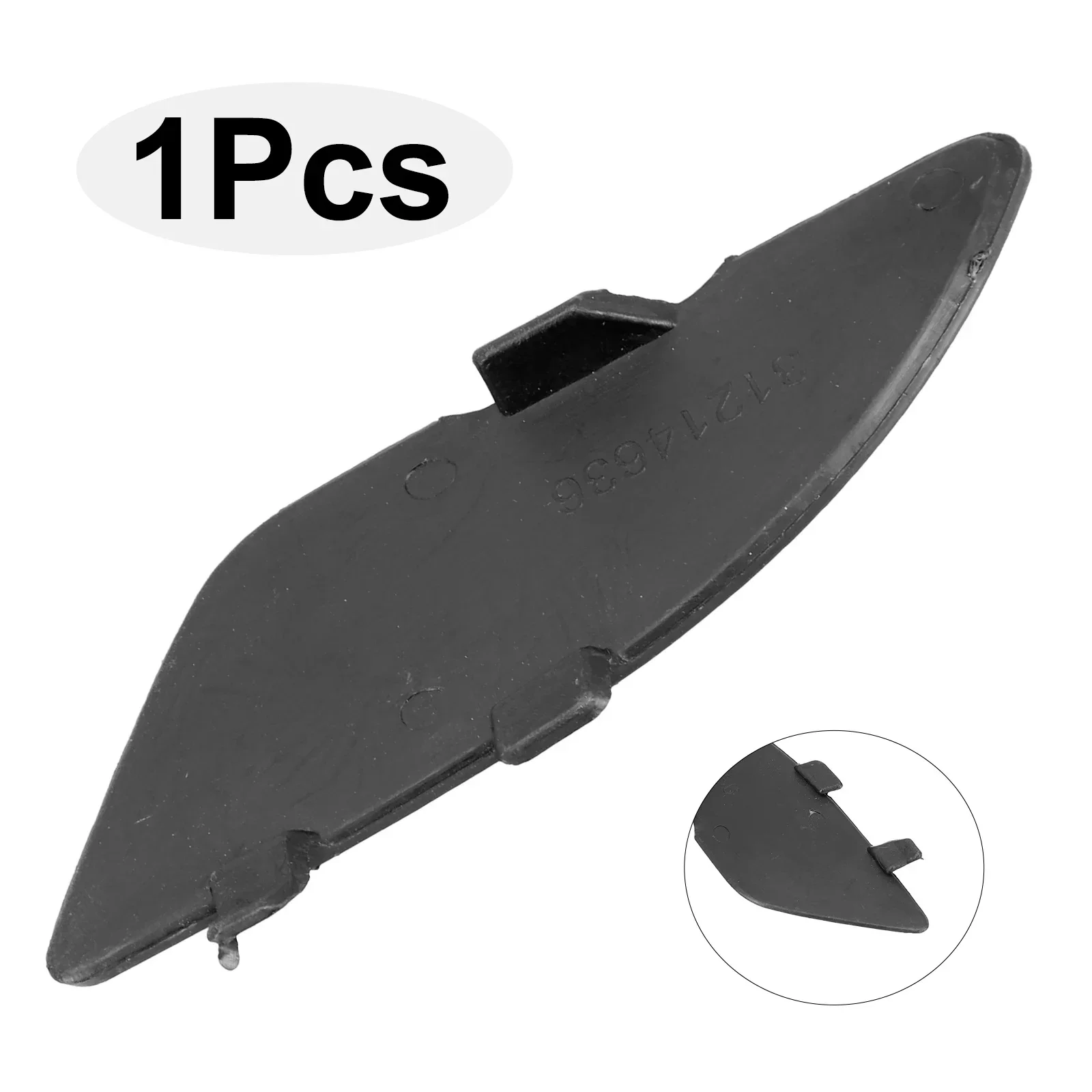 

1pc Front Bumper Tow Hook Eye Cover For VOLVO C30 FACELIFT 2010-2013 Durable Easy Installation Car Exterior Accessory Part