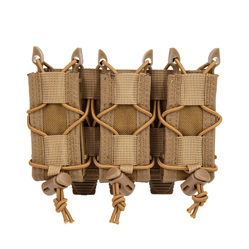 9 مللي متر مجلة الحقيبة التكتيكية مول الثلاثي مجلة الحقيبة طبقة مزدوجة ماج الحقائب حامل خرطوشة عالمية للصيد CS سترة