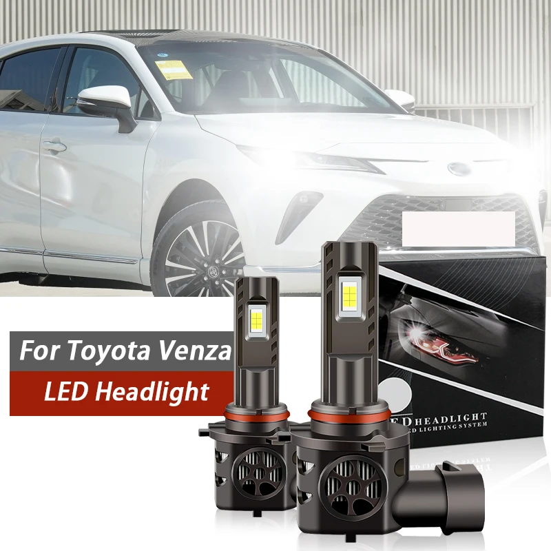 

2X LED Headlight Kit H11 9005 HB3 Bulbs High Low Combo Beam Conversion For Toyota Venza 2009 2010 2011 2012 2013 2014 2015 2016