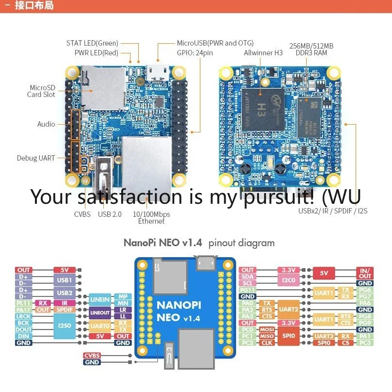لـ Allwinner H3 Core OpenWRT/LEDE/Ubuntu/Armbian جديد