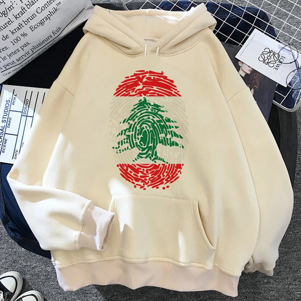 Lebanon hoodie Y2K designer soft fabric anime harajuku graphic teen hoddie youthful funny trendy