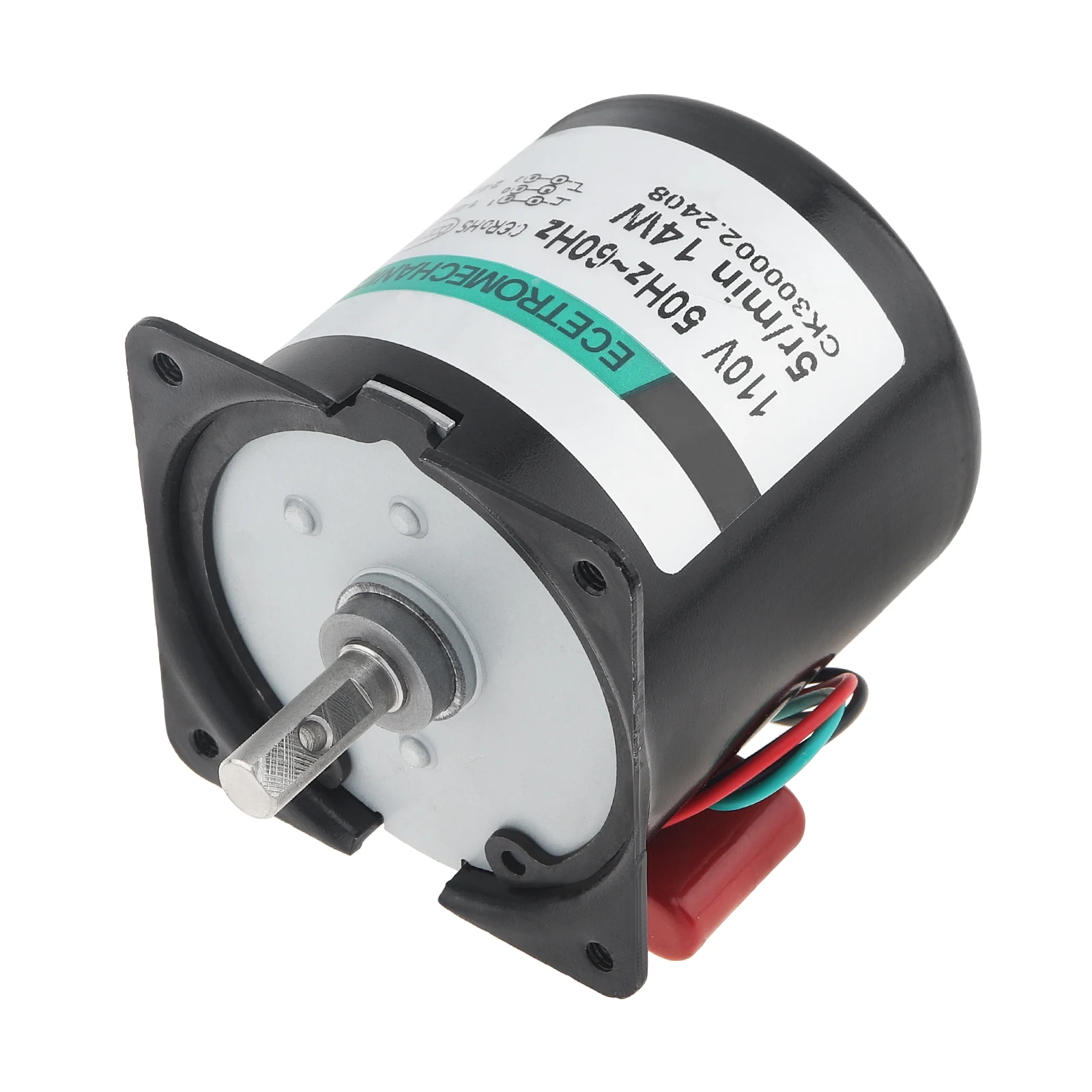 60KTYZ Synchronous Gear Motor AC 110V 2.5-80RPM CW CCW High Torque Permanent Magnet Micro Electric Motor