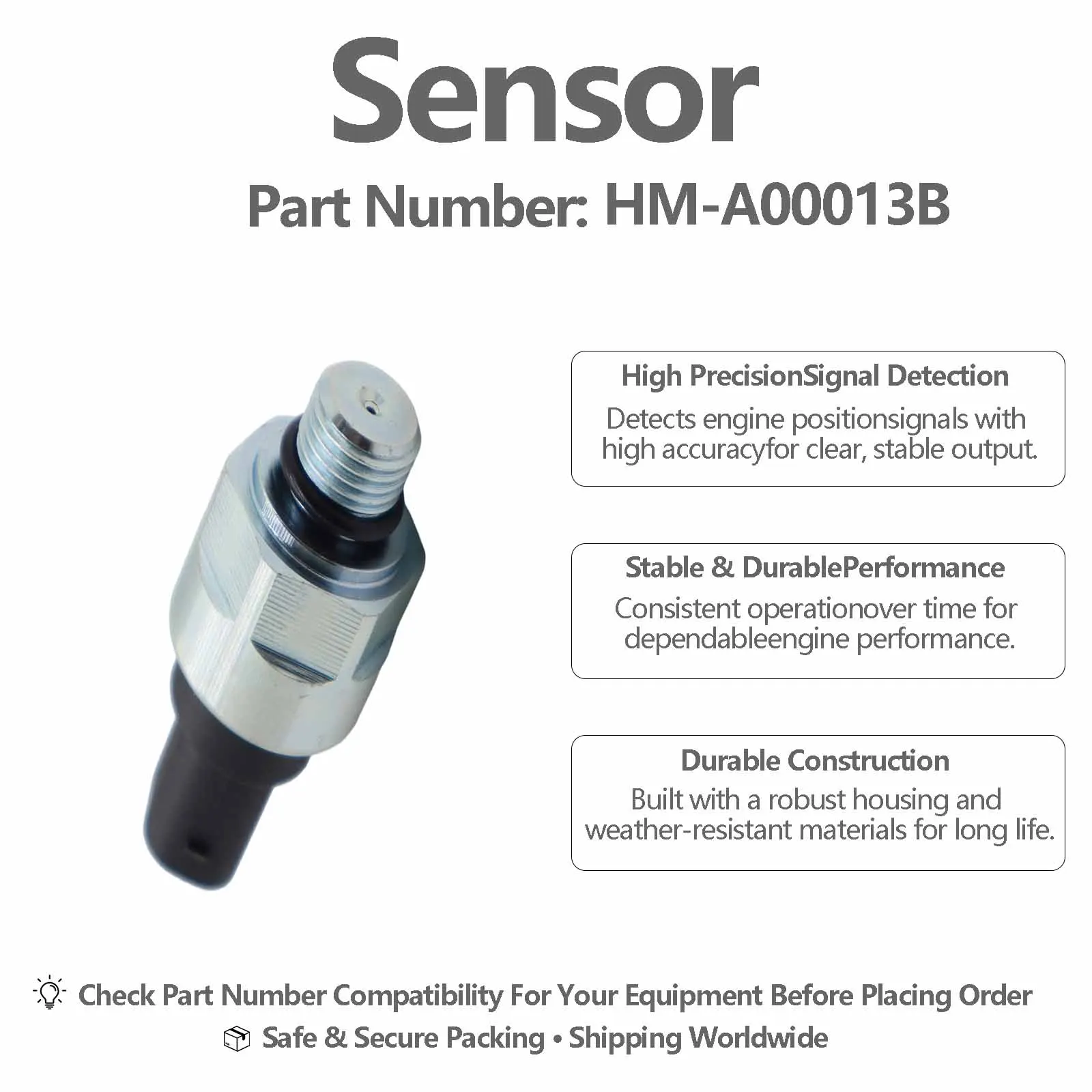 Pressure Sensor YN52S00102P1 KA00013B For Excavator Engine SK200-8