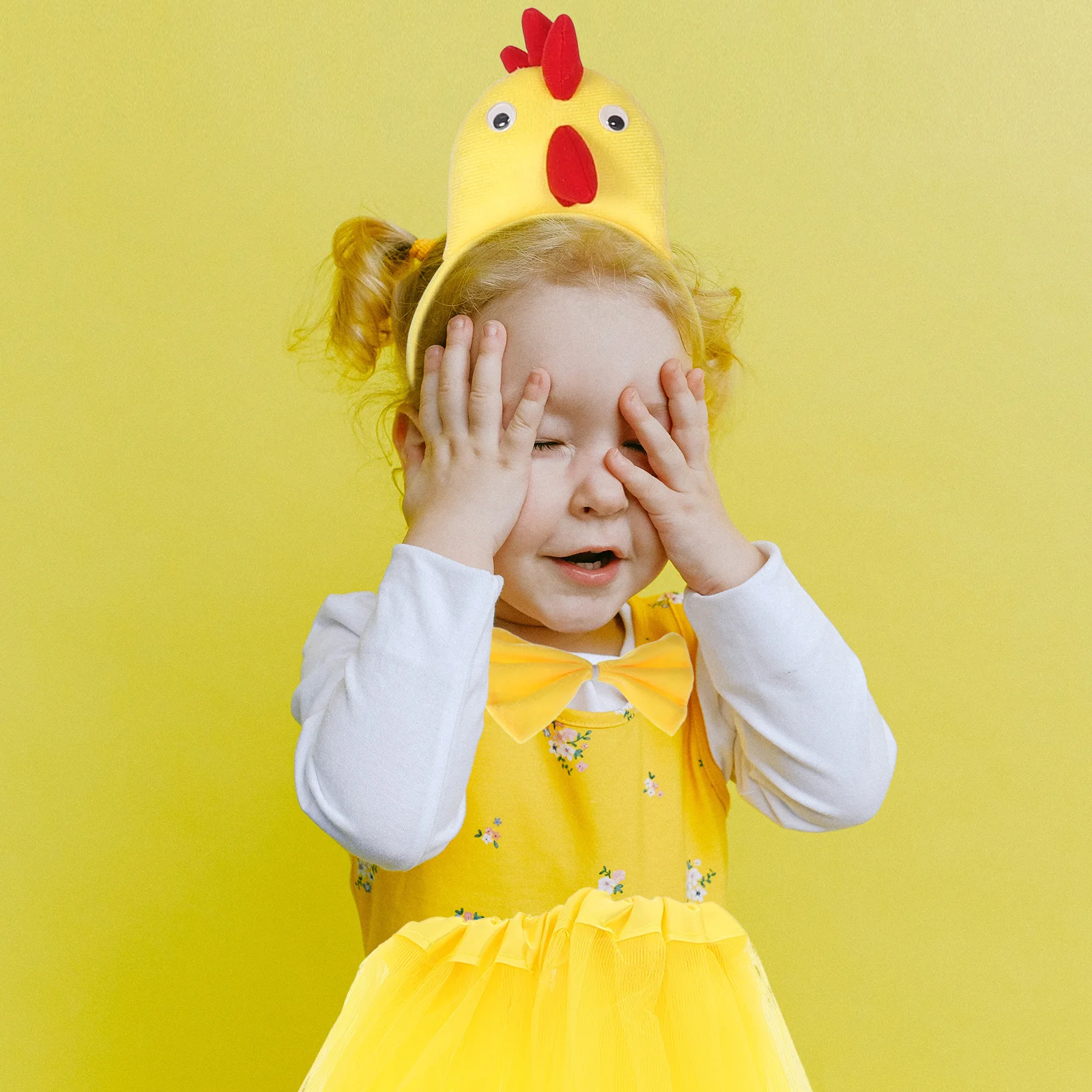 

1Set Rooster Costume Set for Cute Chicken Cosplay Outfit Includes Headband Bow Tie Tail Tutu Skirt Party Dress Birthday