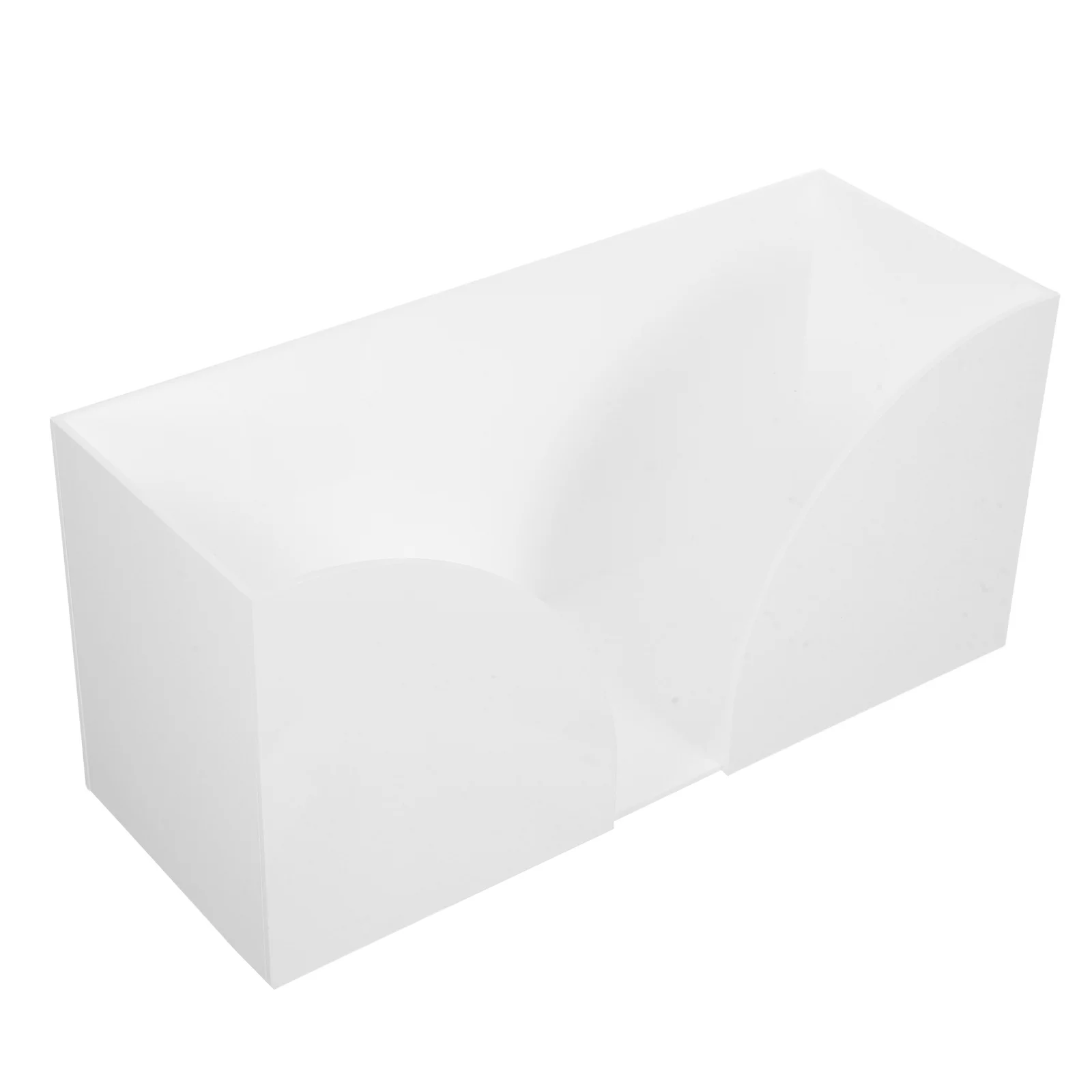 

Настольный диспенсер для бумажных полотенец Акриловый держатель для салфеток Прозрачный дизайн Стабильная основа Легко для домашнего коммерческого использования